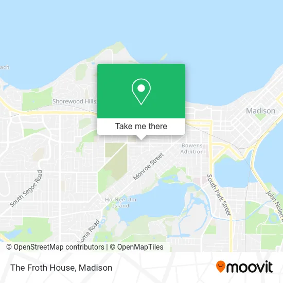 The Froth House map