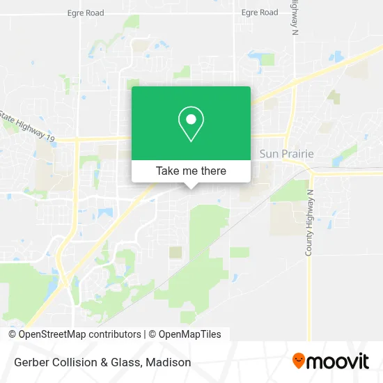 Gerber Collision & Glass map