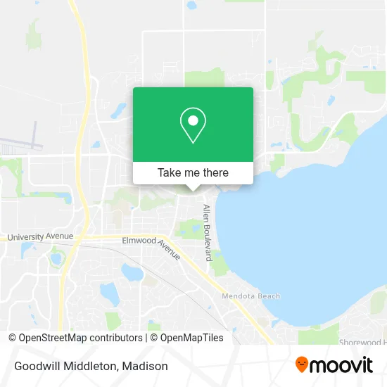 Goodwill Middleton map