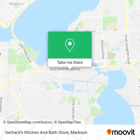 Gerhard's Kitchen And Bath Store map