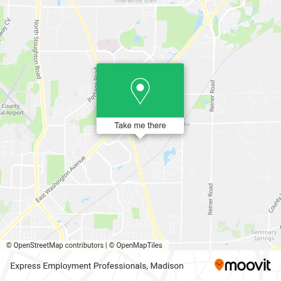 Express Employment Professionals map
