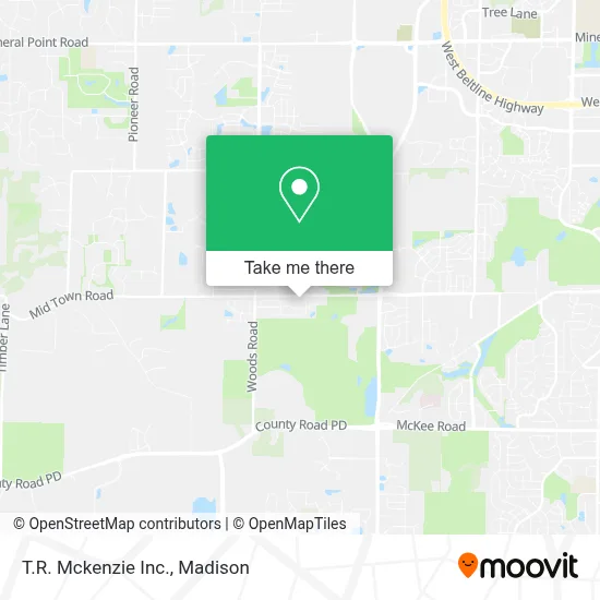 T.R. Mckenzie Inc. map