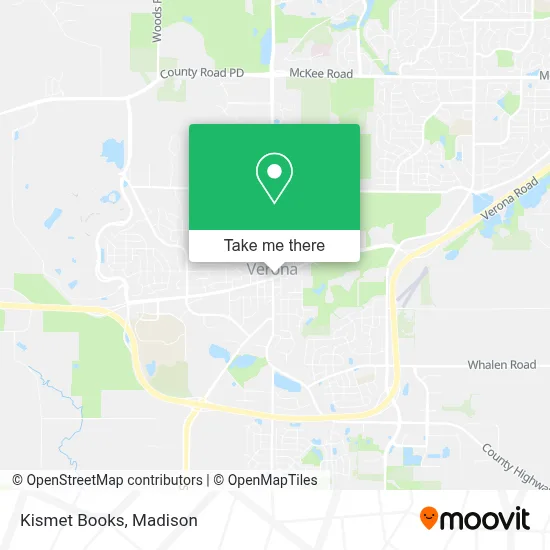 Kismet Books map