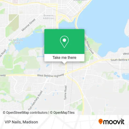 Vip Nails map