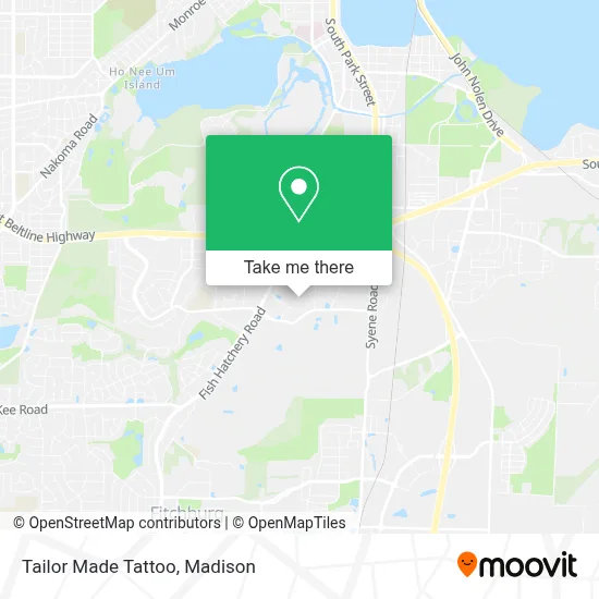 Tailor Made Tattoo map