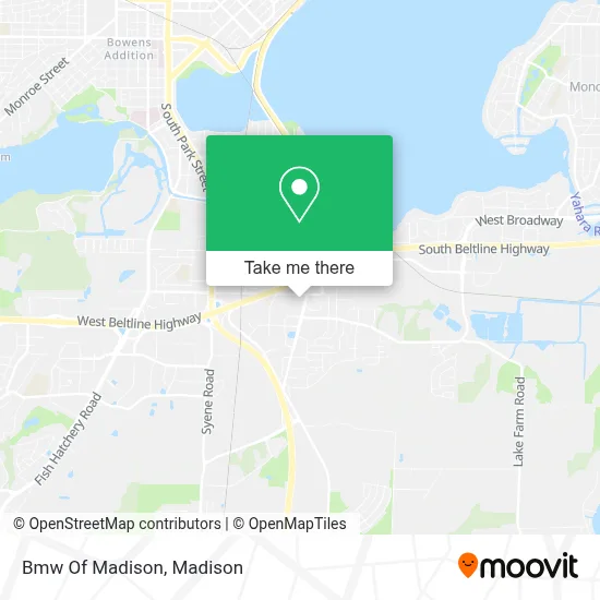 Bmw Of Madison map