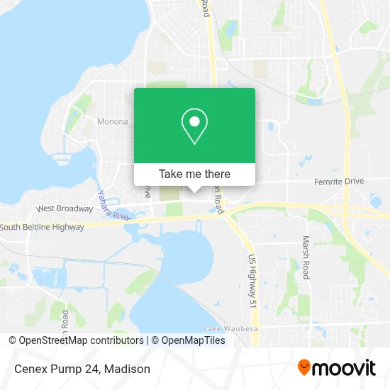 Cenex Pump 24 map