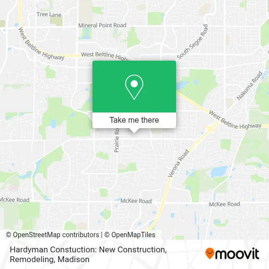Hardyman Constuction: New Construction, Remodeling map