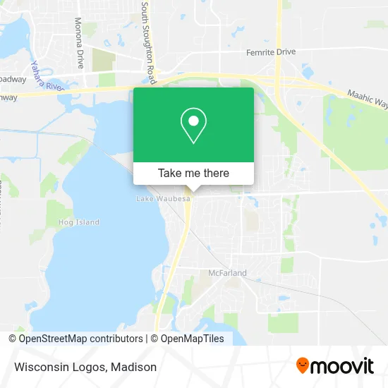 Wisconsin Logos map
