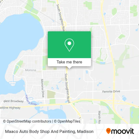 Maaco Auto Body Shop And Painting map