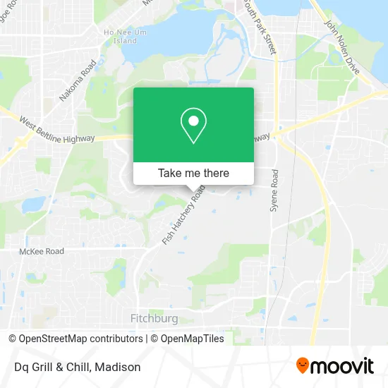 Dq Grill & Chill map