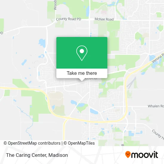 The Caring Center map