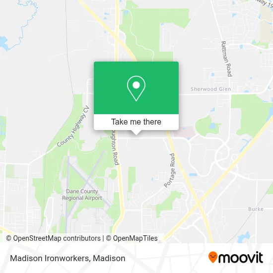 Madison Ironworkers map