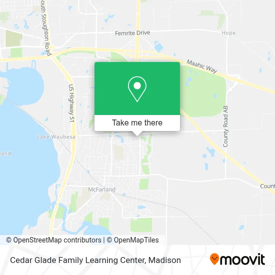 Cedar Glade Family Learning Center map