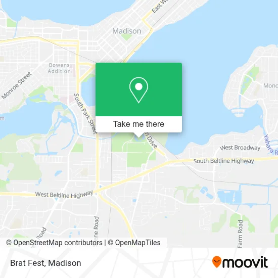 Brat Fest map