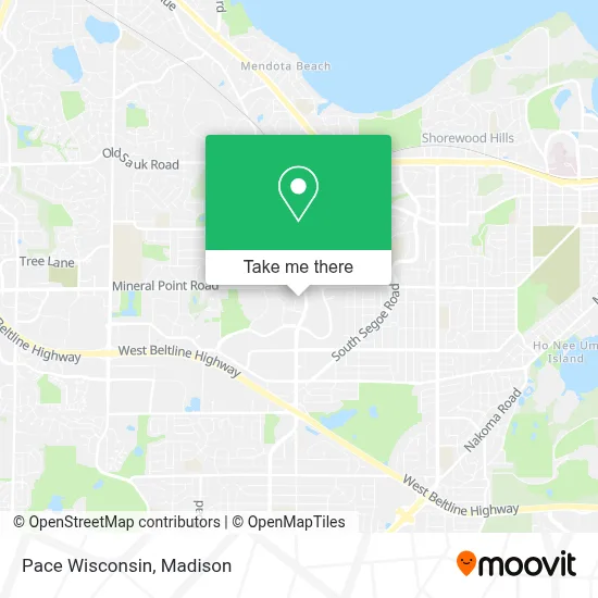 Pace Wisconsin map