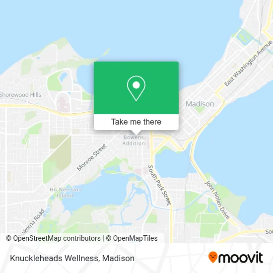 Knuckleheads Wellness map