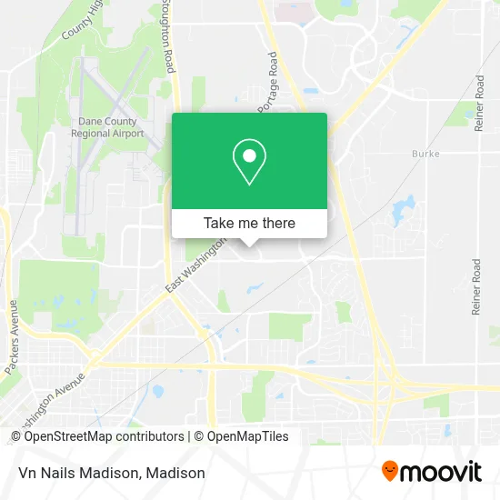 Vn Nails Madison map