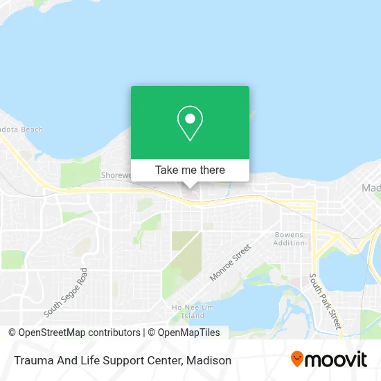 Trauma And Life Support Center map
