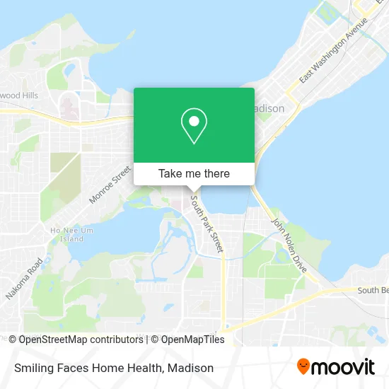Smiling Faces Home Health map