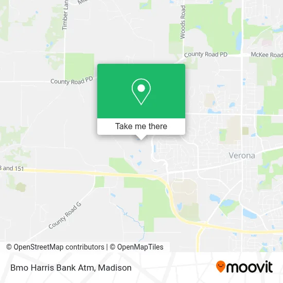 Bmo Harris Bank Atm map