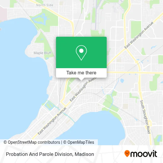 Probation And Parole Division map