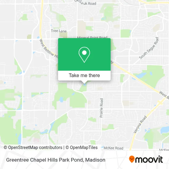 Greentree Chapel Hills Park Pond map