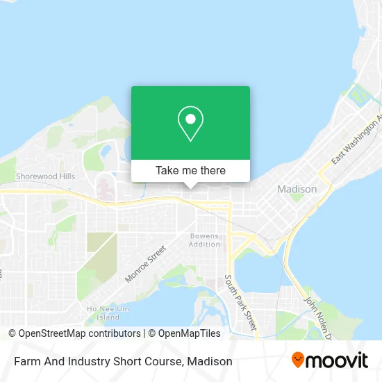 Farm And Industry Short Course map