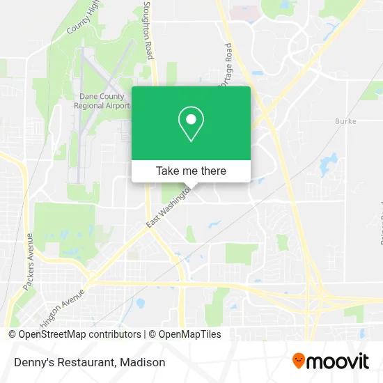 Denny's Restaurant map