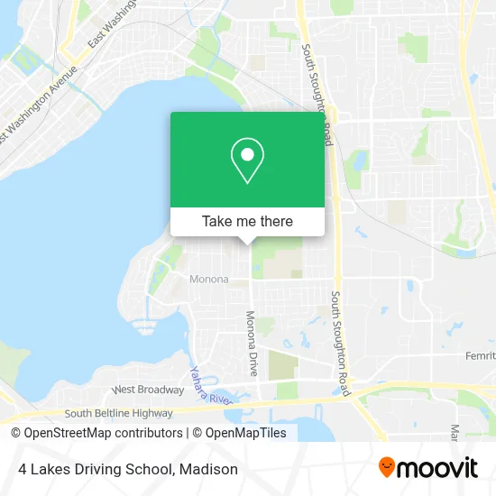 4 Lakes Driving School map