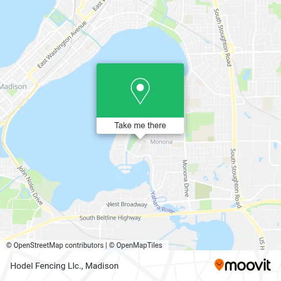 Hodel Fencing Llc. map