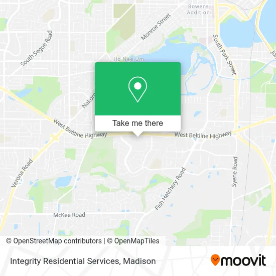Integrity Residential Services map
