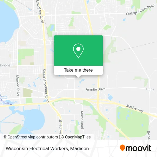 Wisconsin Electrical Workers map