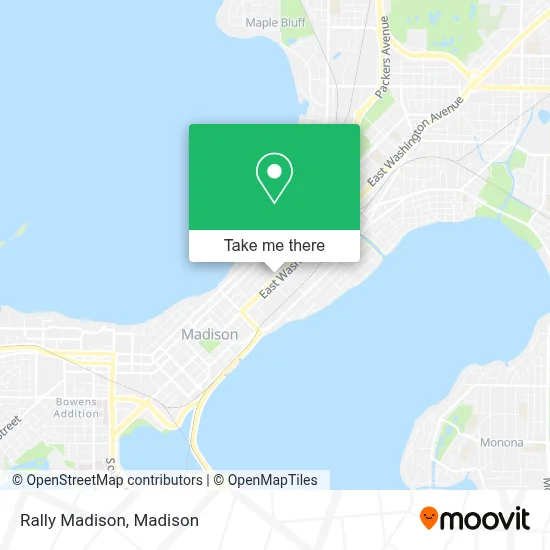 Rally Madison map