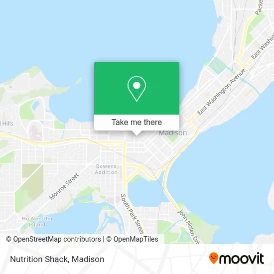 Nutrition Shack map
