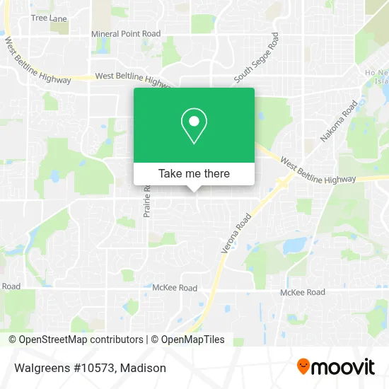 Walgreens #10573 map