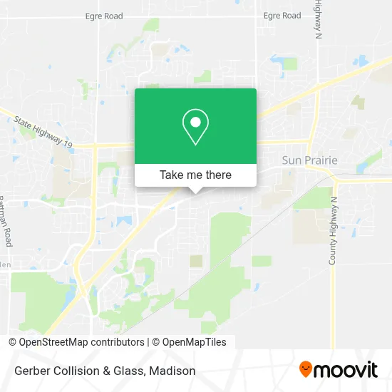 Gerber Collision & Glass map