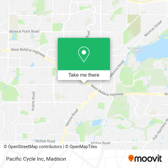 Pacific Cycle Inc map