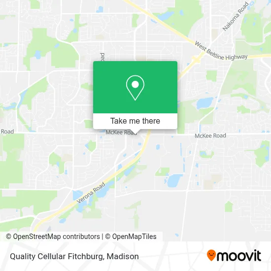 Quality Cellular Fitchburg map