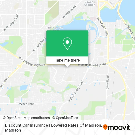Discount Car Insurance | Lowered Rates Of Madison map