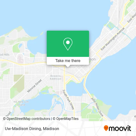 Uw-Madison Dining map
