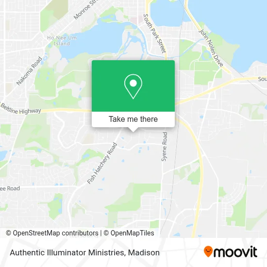 Authentic Illuminator Ministries map