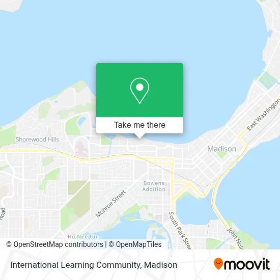 International Learning Community map