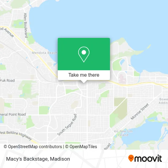 Macy's Backstage map