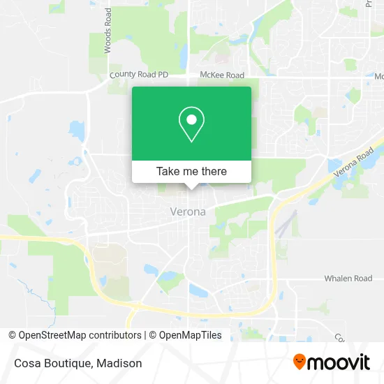 Cosa Boutique map