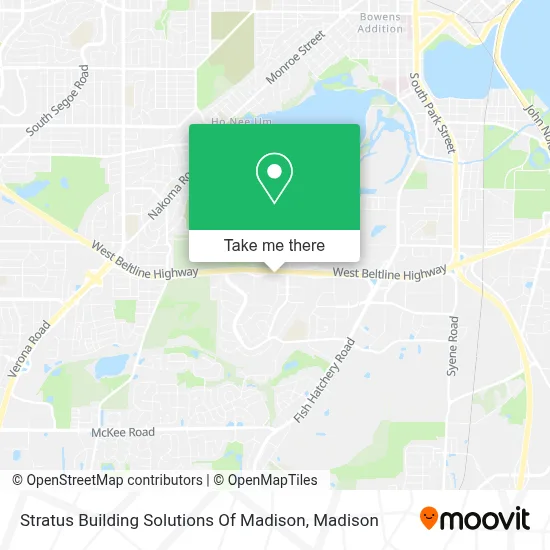 Stratus Building Solutions Of Madison map