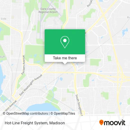 Mapa de Hot-Line Freight System