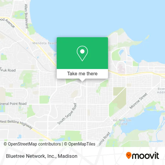 Bluetree Network, Inc. map