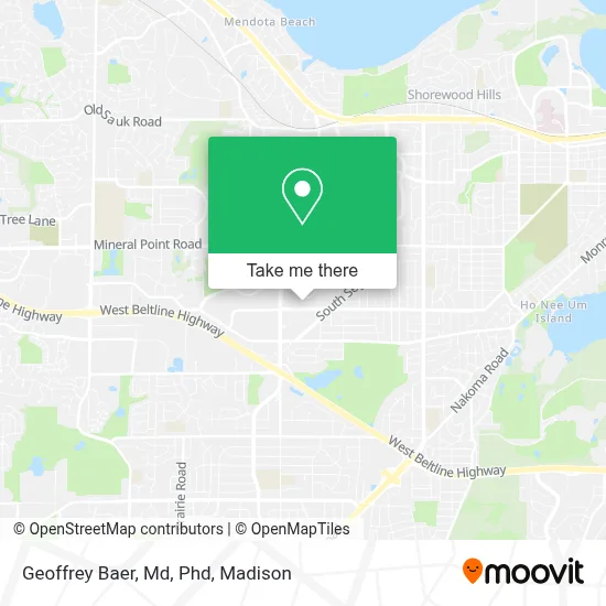 Geoffrey Baer, Md, Phd map