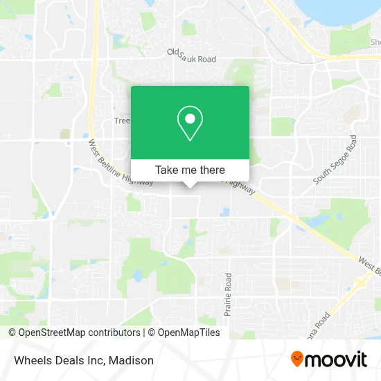 Wheels Deals Inc map